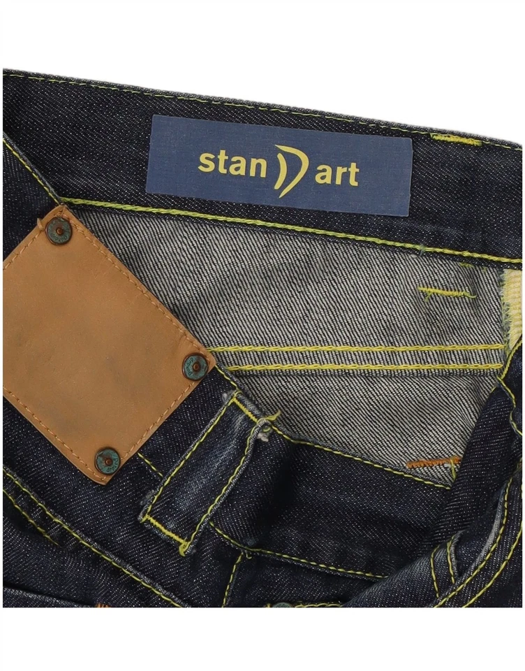 Женские прямые джинсы DONDUP Stan Art W30 L31 темно-синий хлопок GC13 - Изображение 3 из 3