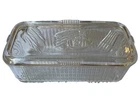Vintage Federal Glass Refrigerator Storage Dish Ribbed w/Embossed Vegetable Lid