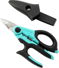 Forbici Da Elettricista, 170 Mm, in Acciaio Inox, Design Multi-Presa, Cavo Morbi