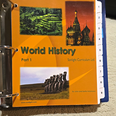 Sonlight World History Part 1 (6TB) 2007 Curriculum
