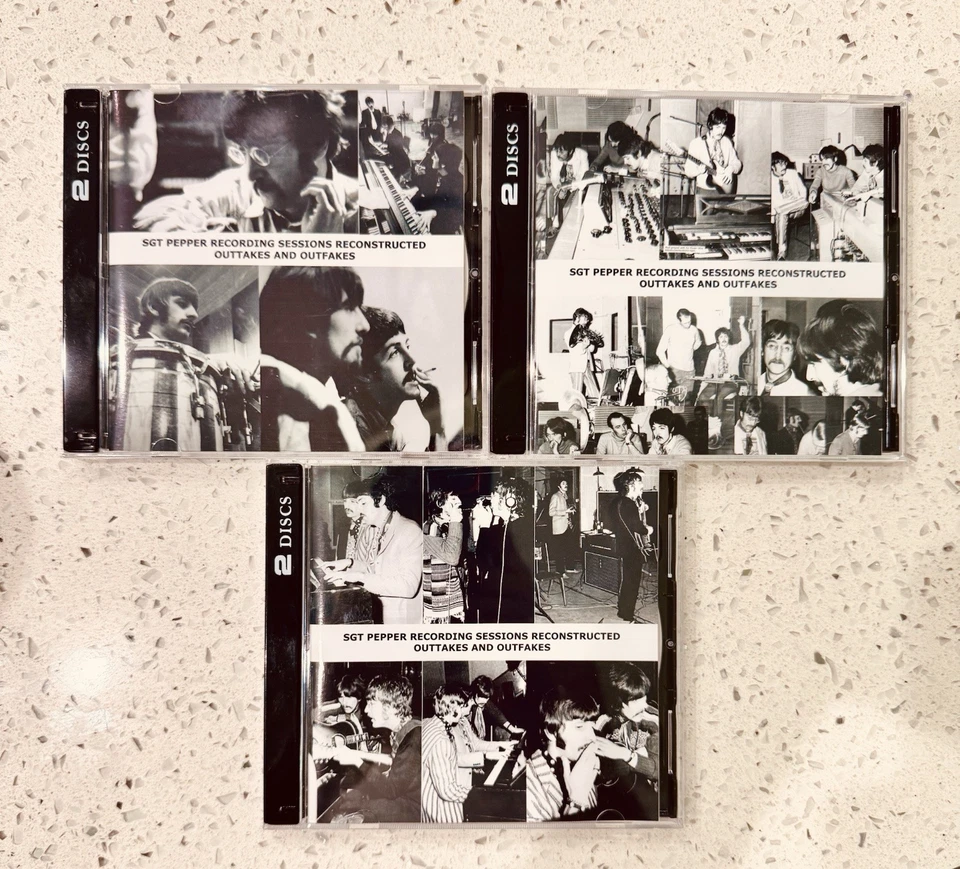 The Beatles Sgt Pepper's  Studio Sessions 6 CD Set 155 Tracks Pepper