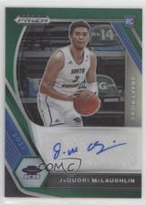 2021-22 Panini Prizm Draft Picks Green JaQuori McLaughlin #DP-JQM Auto 0zp0