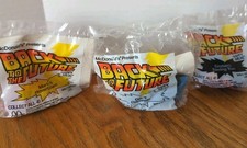1991 Back To The Future McDonald's Lot Of 3 Happy Meal Toys