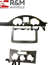 VW Passat 3C Mittelkonsole Verkleidung um Navi Klappe Abdeckung Dekor silber