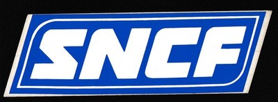 Schöner alter Aufkleber Sticker ''SNCF Logo'' 60/70er Jahre