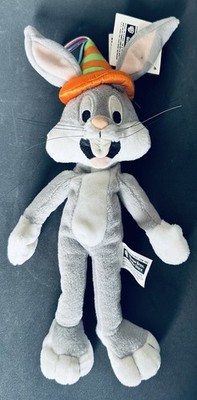 Warner Bros Studio Store Bugs Bunny Birthday Bean Bag Toy 1998