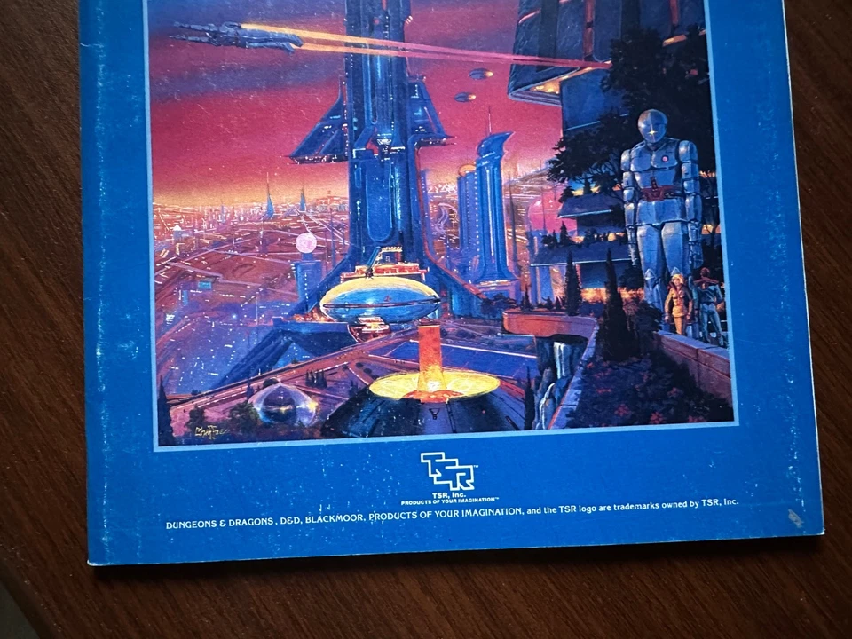 D&D Dungeons & Dragons  DA3 CITY OF THE GODS TSR 9191 1987 Expert Game Adventure - Image 4 of 4