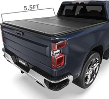 5.5FT Hard Tri-Fold Tonneau Cover For 2015- 2026 Ford F150 F-150 Truck Bed Cover
