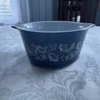 Vintage Blue Pyrex *Colonial Mist* 473-B Casserole Dish No Lid Mint