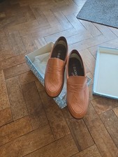 Tan Bowls Shoes, Ladies Size 6.5. Out Doors Or Indoors. Uk Made.