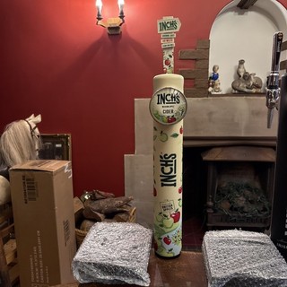 RARE ‘INCH’S CIDER’ Font Light Up Beer Tap font pump BNIB