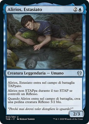 MTG Magic THB Theros Beyond Death - 1x ITA NM 042 U Alirios, Ekstasiert