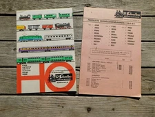 1964/65 R. Schreiber HO Gauge German Model Train Brochure & Price Piko Herr +MOR