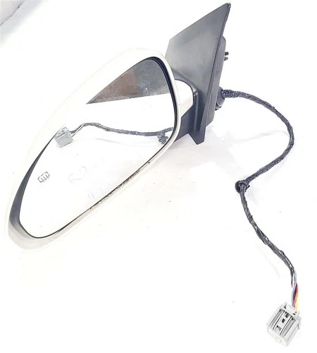 2008 2016 Buick Enclave OEM Left Side View Mirror Scratch White Diamon Pearl 