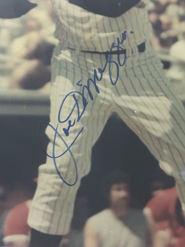 HOF JOE DiMAGGIO SIGNED HANDSIGNIERT 8X10 FOTO PLATTE BECKETT BAS AUTHENTIC - Bild 2 von 3