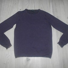 Ladies Mango fine knit sparkly jumper. Size eur small
