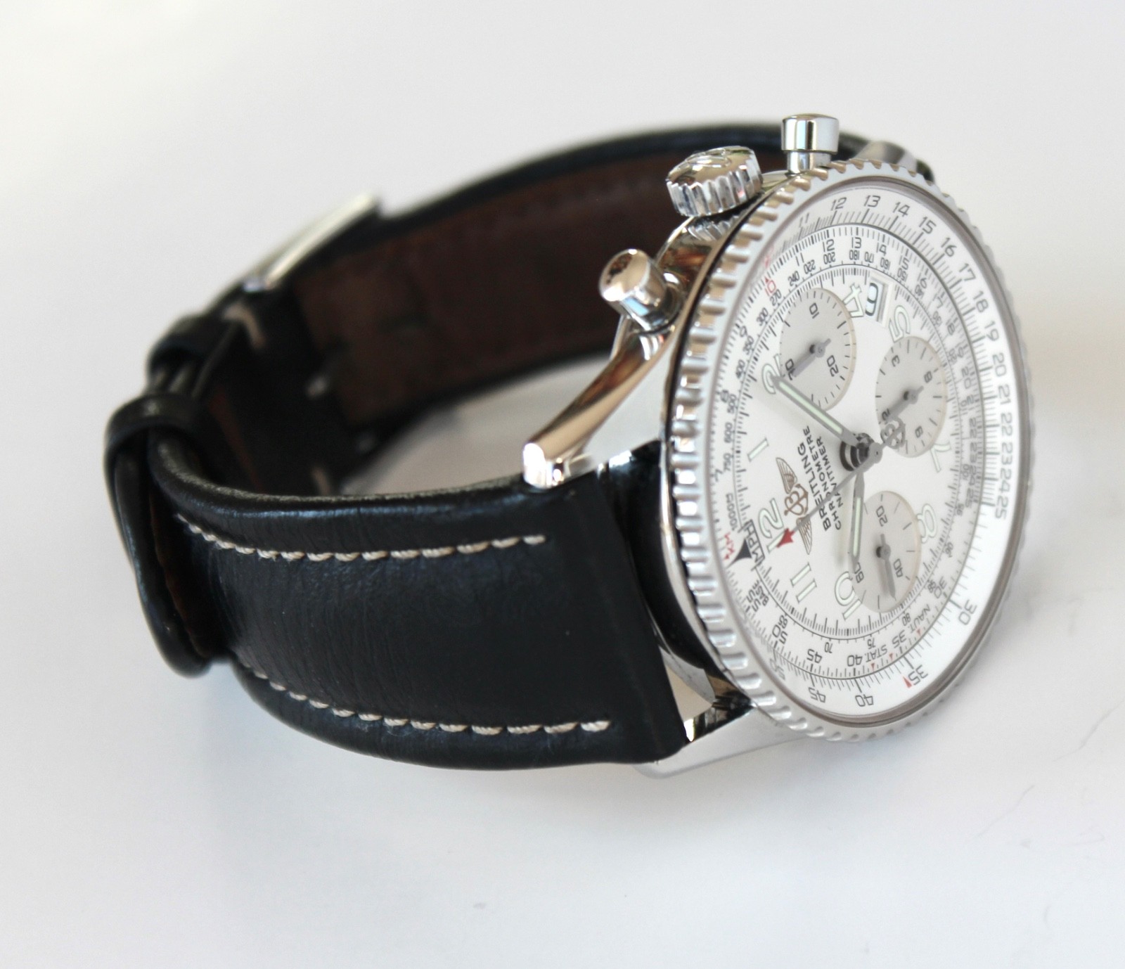 BREITLING Watch, A23322 NAVITIMER automatic, WHIT… - image 4