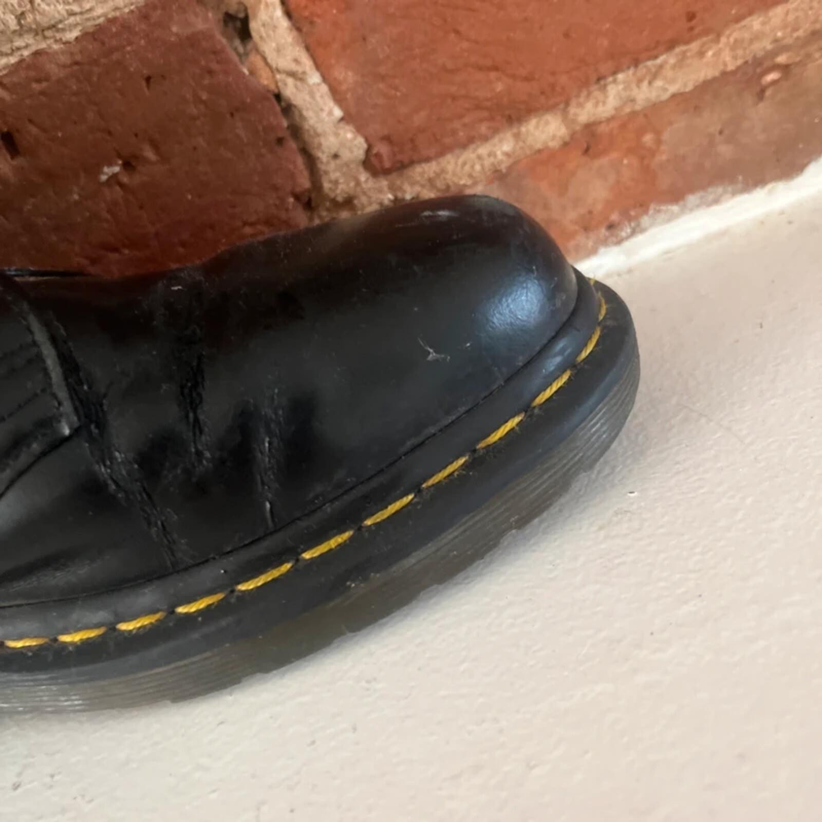Vintage Dr Marten Women’s Black Leather Ankle Boots | UK Size 6 image 8