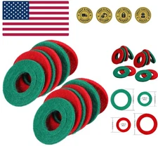 12 Pieces Battery Terminal Anti Corrosion Battery Terminal ProtectorGreen, Red