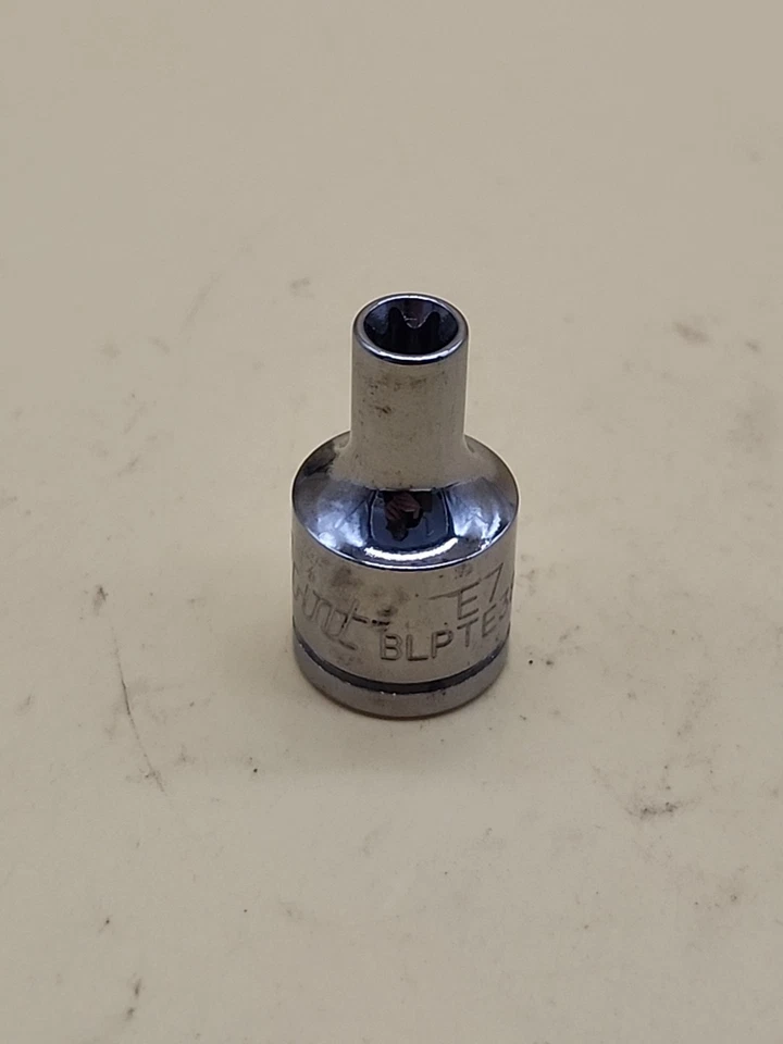 Blue-Point Tools 3/8” Drive Socket E7 Torx Set BLPTE387 USA  - Image 3 of 4