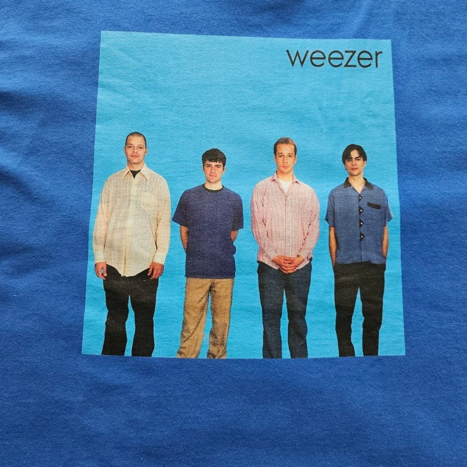 Camiseta Weezer The Blue Album Gráfica Manga Corta Banda Talla 2XL Foto 2 de 4