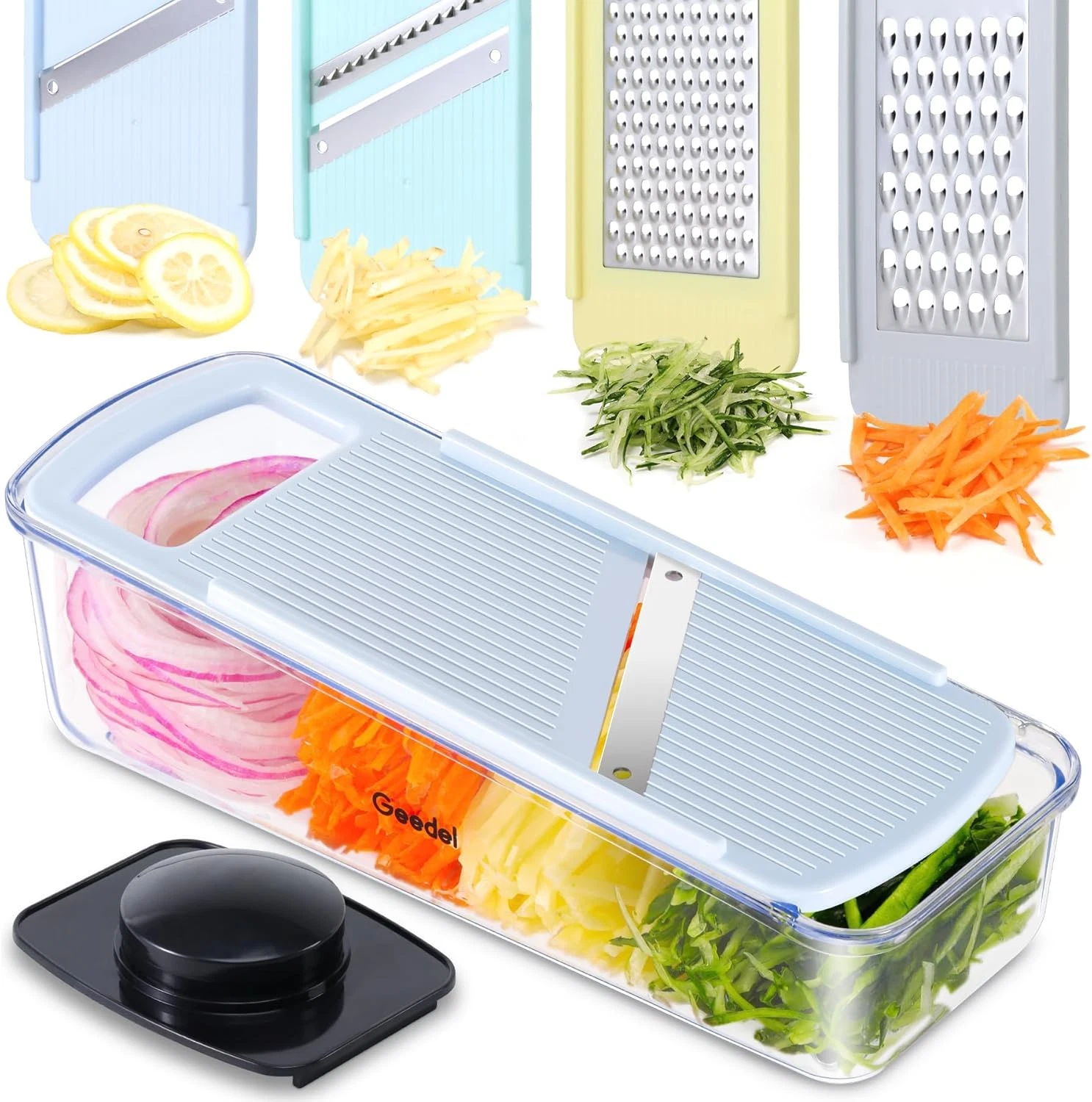 Geedel Professional Mandoline Slicer for Kitchen, Multi Purpose Vegetable Slicer
Opens in a new wind