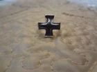 #--83-- VINTAGE STERLING SILVER CROSS RING--925--SIZE-6