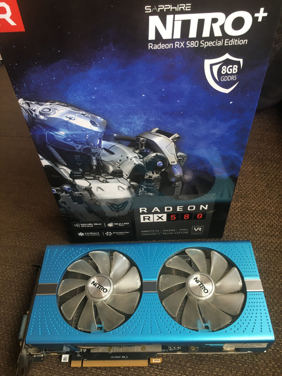 Sapphire Nitro + RX 580 RX580 8GB Special Edition Graphics Sapphire Nitro + RX 580 RX580 8GB Special Edition Graphics