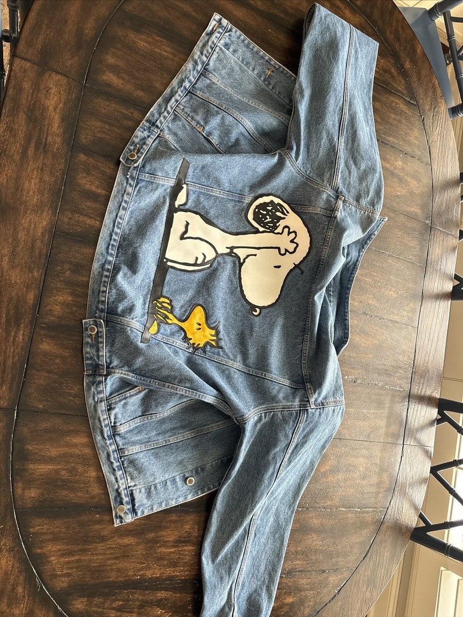 snoopy woodstock Jean Jacket American Toons (Vintage The Peanuts