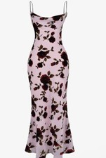 House of cb serena floral print dress size S