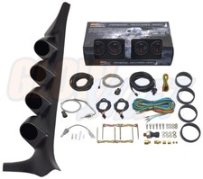 Glowshift B7 4 Gauge Diesel Set Quad Pod For 92-97 Ford F250 F350 Powerstroke Glowshift B7 4 Gauge Diesel Set Quad Pod For 92-97 Ford F250 F350 Powerstroke