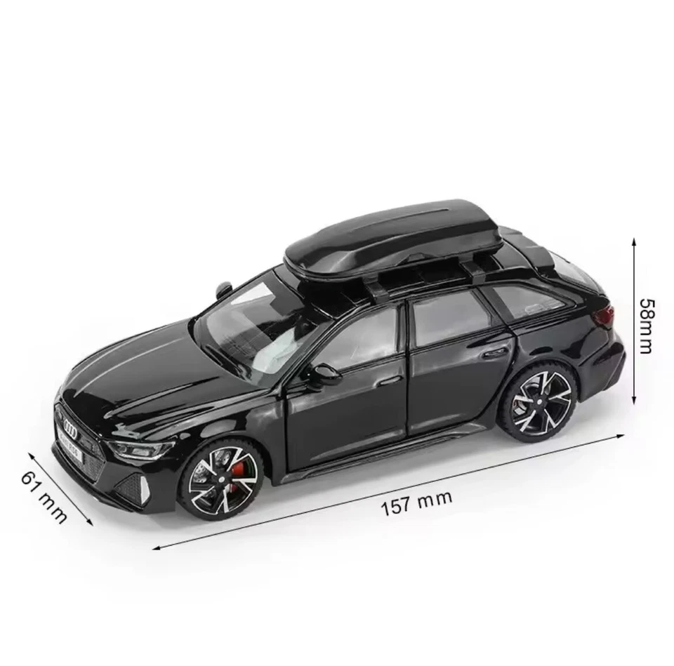 Audi RS6 Modele Realiste Voiture Miniature 1/32 enfant adulte cadeau collection - Photo 2/4