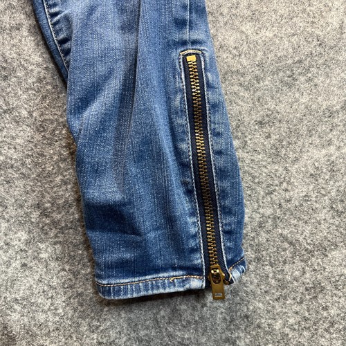 Madewell Jeans Women's 29 Skinny Skinny Ankle Zip Medium Blue Stretch Denim - Picture 9 of 15