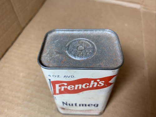 Dispensador de latas de especias de nuez mostaza de colección 4 oz AVD lata mostaza RT compañía francesa - Imagen 4 de 12