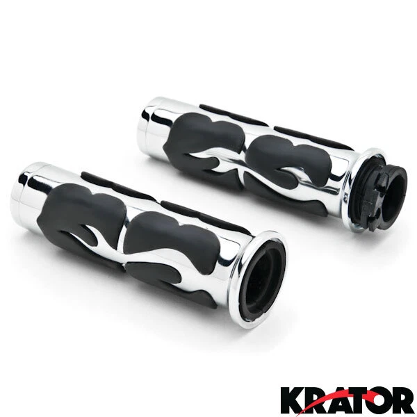 Par de empuñaduras de motocicleta de 1" para Honda Shadow Aero Phantom VLX 750 1100 Foto 2 de 4