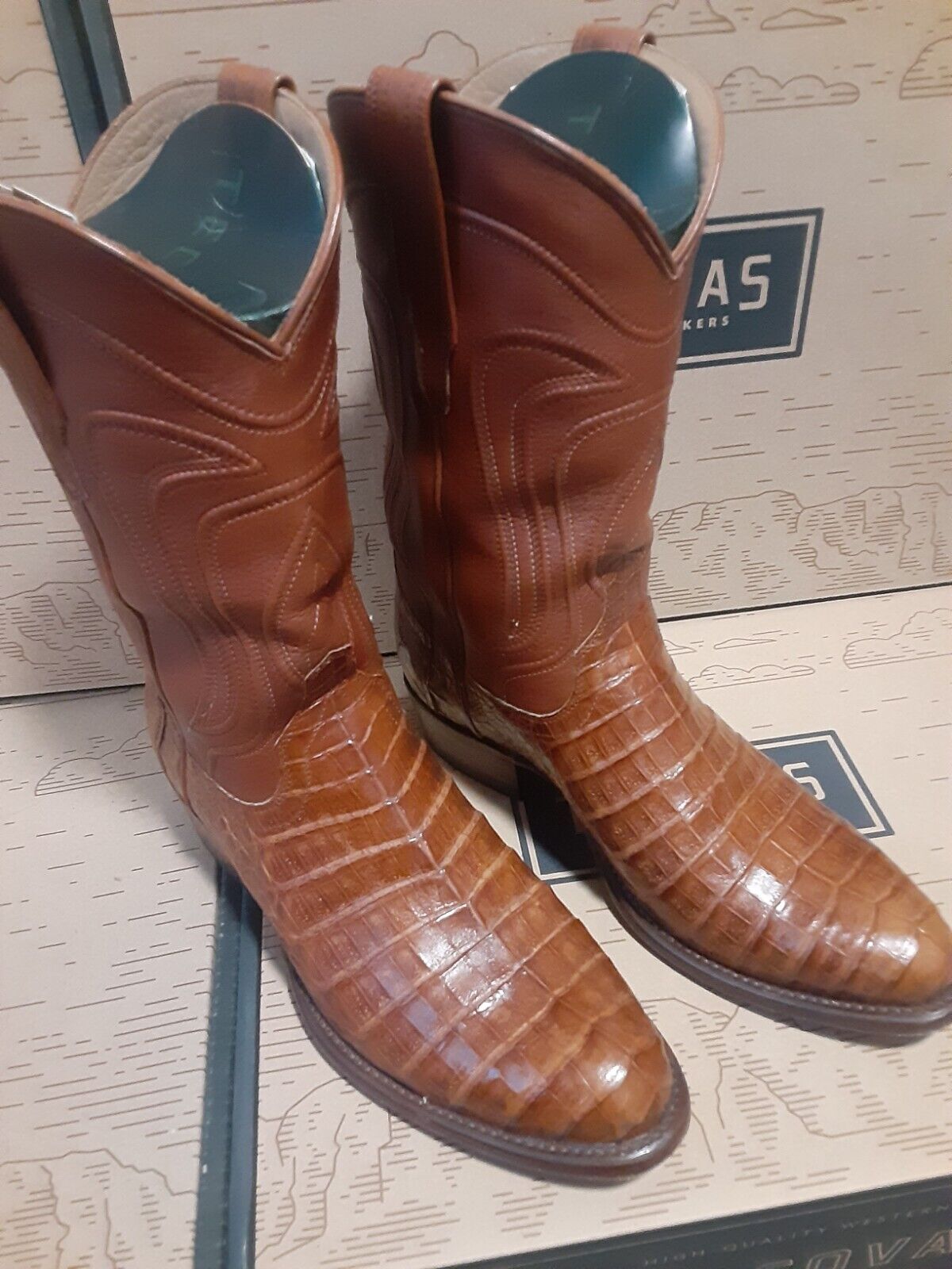 tecovas mens boots The Dillon in Pecan 10.5D - image 1