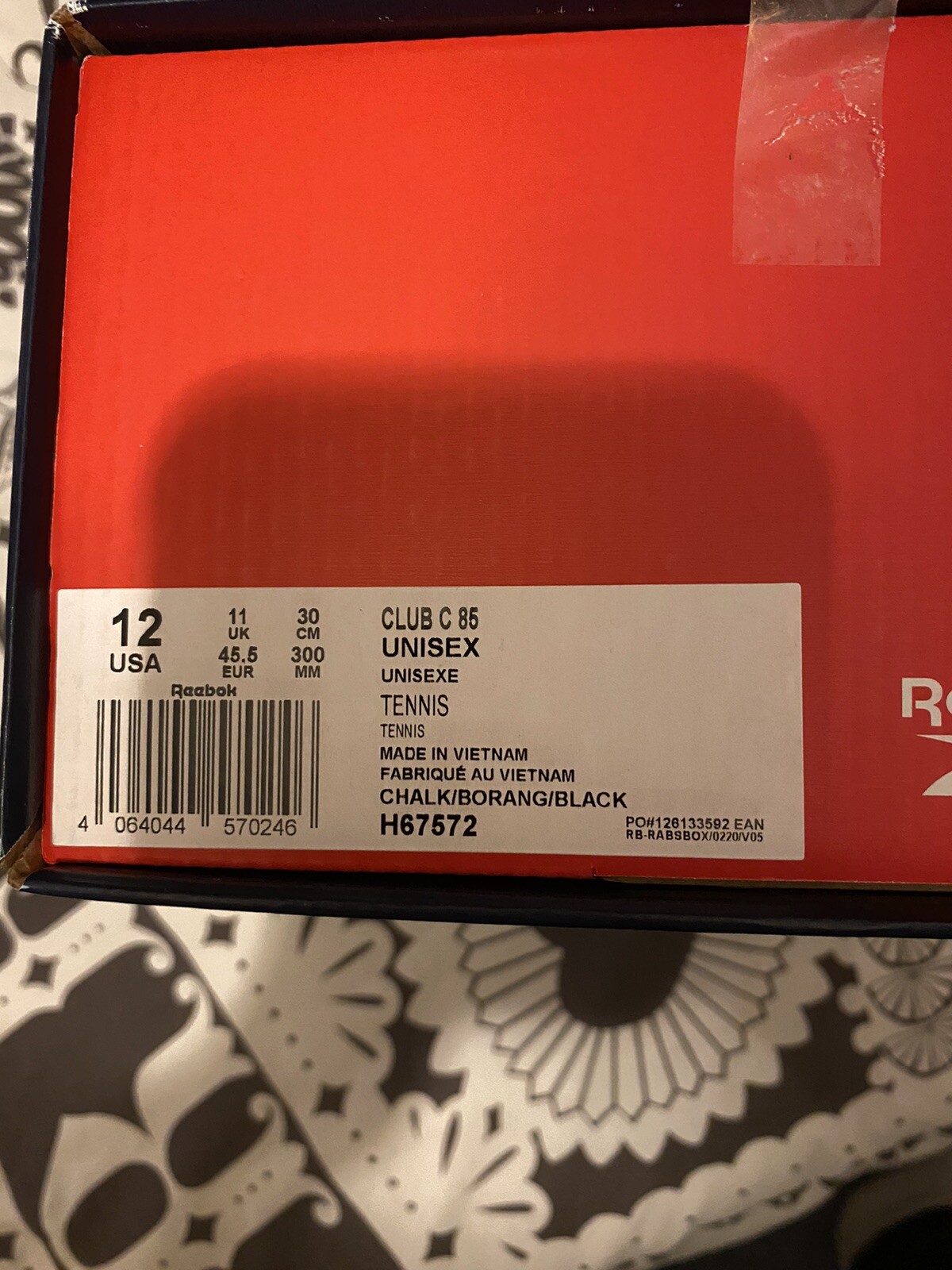 Reebok X Kitcat Clock Club Size 11 Uk Trainers eBay