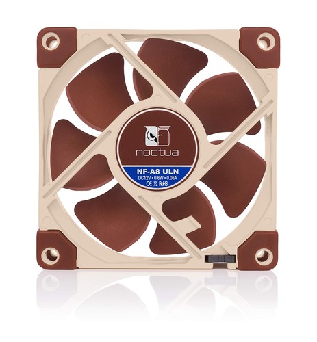 NF-A8 ULN Ventilateur Ultra Silencieux 3 Broches 80 mm Marron - Picture 4 of 7