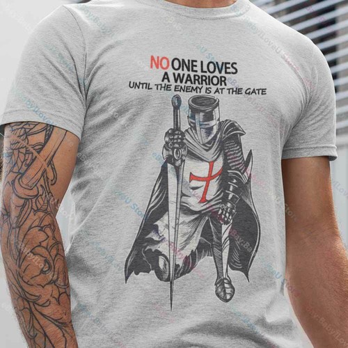 Crusader Cross Knights Templar Men's T 