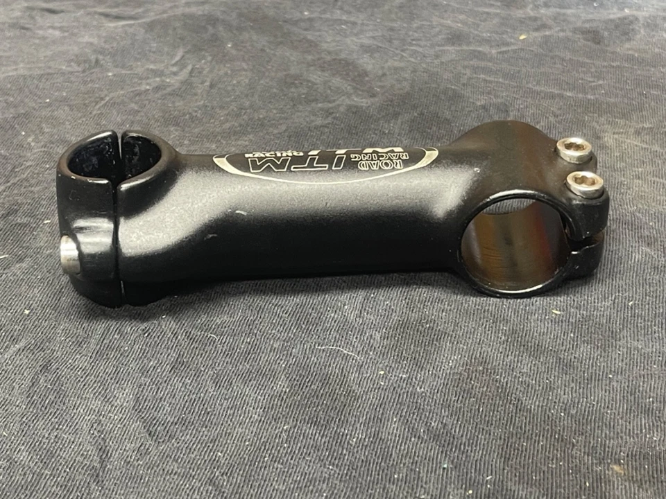 Braçadeira ITM Road Racing 105mm 25.4 1 1/8 haste de alumínio preta sem rosca - Imagem 4 de 4