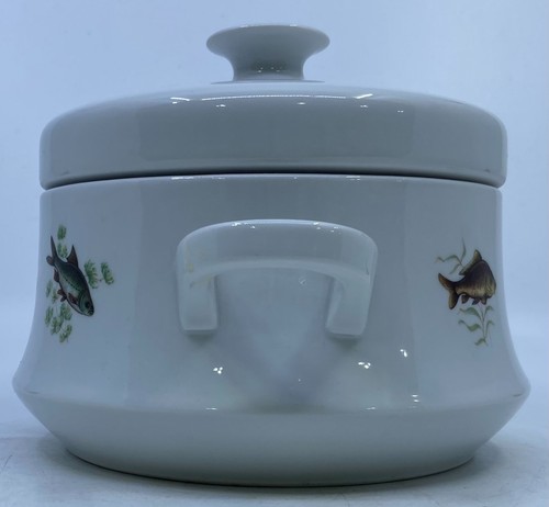 Vintage RARE Bavaria Schumann Arzberg Germany Heringstopf Fish Soup Toureen 1960 - Picture 2 of 8