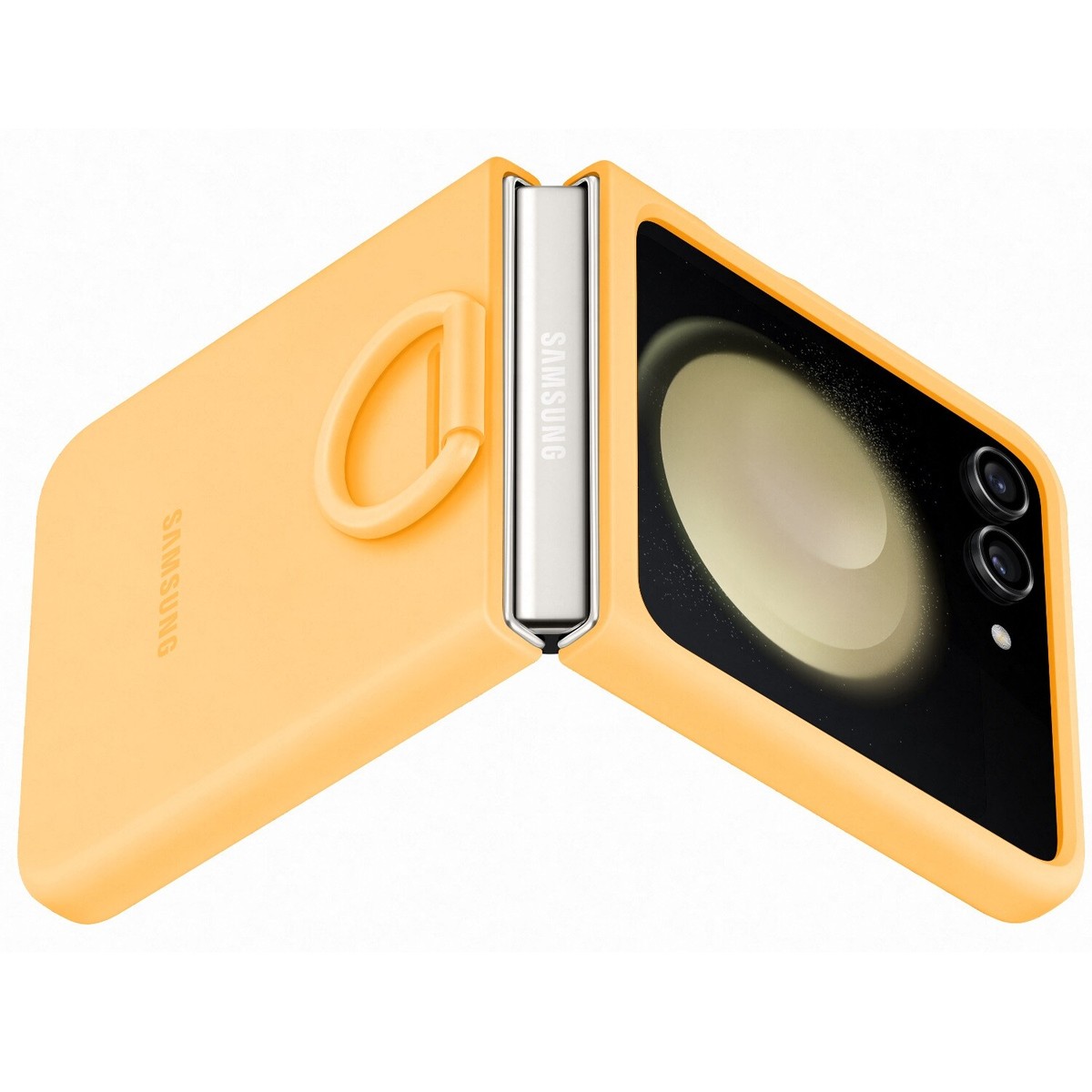 Samsung Galaxy Z Flip 5 Authentic Silicone Case with Ring