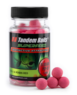 SuperFeed Fluo Mini Pop-Up 12mm/30g Chili & Robin Red