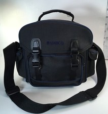 Vintage Ambico Black Camera Bag Case w/ Shoulder Strap Extra Pockets