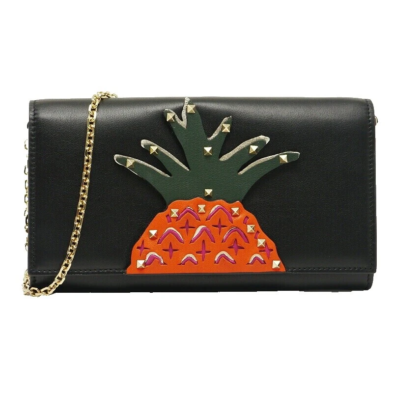 Carteras de cuero negro Valentino para De mujer