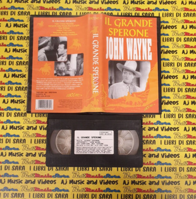 VHS film IL GRANDE SPERONE 1938 B/N john wayne ray corrigan max terhune (F297)