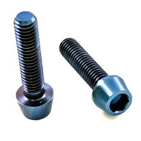 Titan Schraube M6 X 25Mm - Innensechskant Konischer Kopf - Blau
