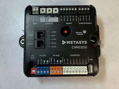 Johnson Controls METASYS CVM03050 VAV Box Controller, Black