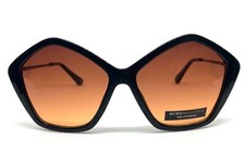 BCBG MAXAZRIA B937 BLACK BROWN GRADIENT AUTHENTIC SUNGLASSES 57-15-140 MM NEW