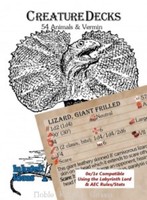 Inkwell Rpg Osric Creature Deck - Animals & Vermin Zip Mint on sale Inkwell Rpg Osric Creature Deck - Animals & Vermin Zip Mint on sale